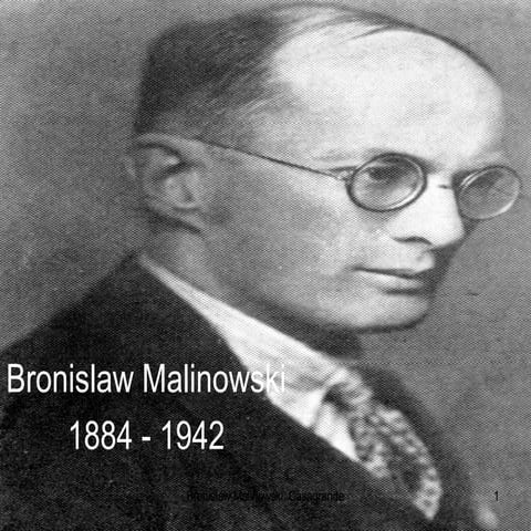 Bronislaw Malinowski