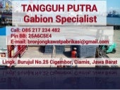 Harga Jual Kawat Bronjong Waru 2017...