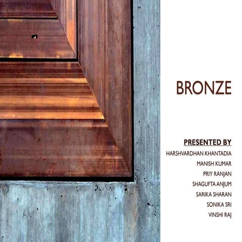 Bronze | PPTX