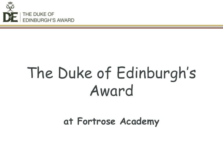 Bronze duke of edinburgh award