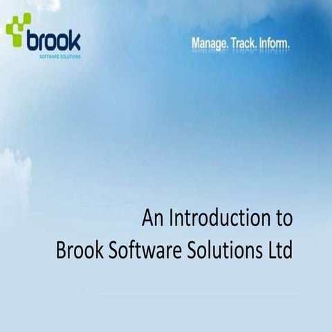 Brook Software Slideshow