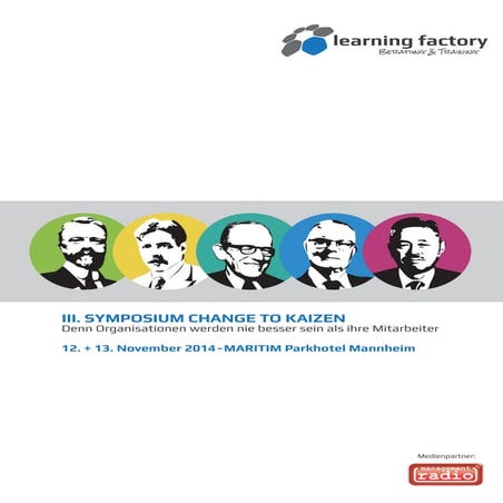 Broschüre - III. Symposium Change to Kaizen