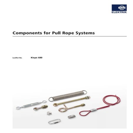Broshure components-pull-rope-system