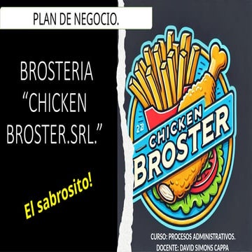 EMPRENDIMIENTO BROSTERIA CHICKEN BROSTER.SRL[].pptx