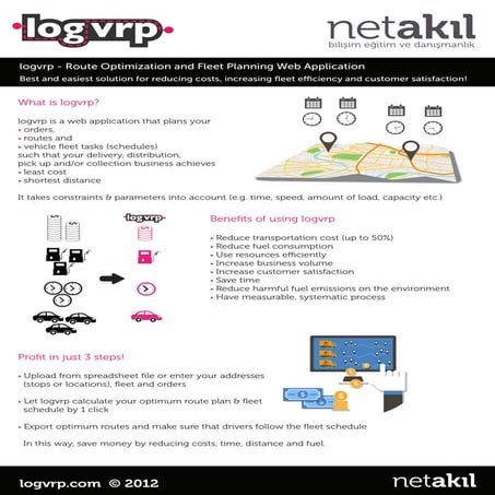 logvrp - route optimization and fleet planning web application