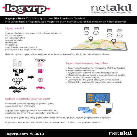 logvrp - rota optimizasyonu ve filo planlama web uygulaması