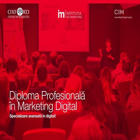 Curs marketing acreditat   Diploma Profesional Marketing