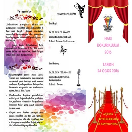 Brosur hari kokurikulum 2016