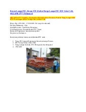 Brosur Lampu PJU, Brosur PJU, Dafta...