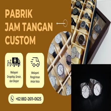 Distributor Jam Custom, +62 882-2611-0625 | PPTX