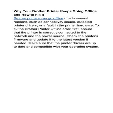 brother printer going offline.pdf