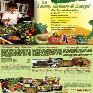 Chef Mayra \'s Brouchure