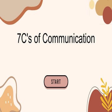 7C's of Communication | PPT