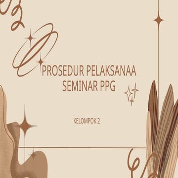 PPT Materi Seminar PPG Angkatan 2022/2023 | PPTX