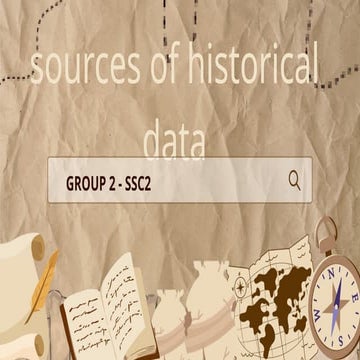 historical data and priamry secondary resource | PPTX