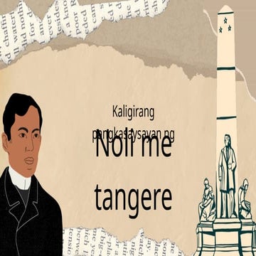 RIZAL - Noli Me Tangere | PPTX