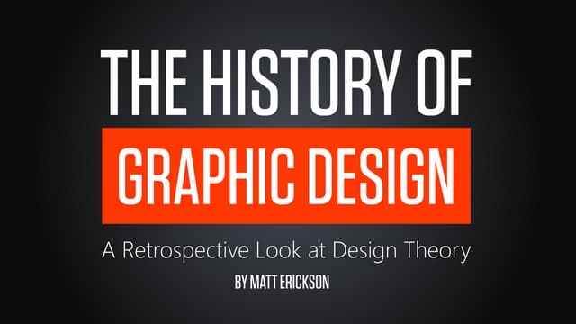 The History of Graphic Design