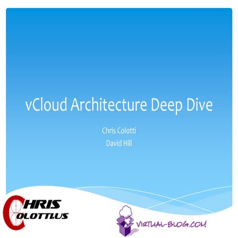 vCloud Architecture BrownBag