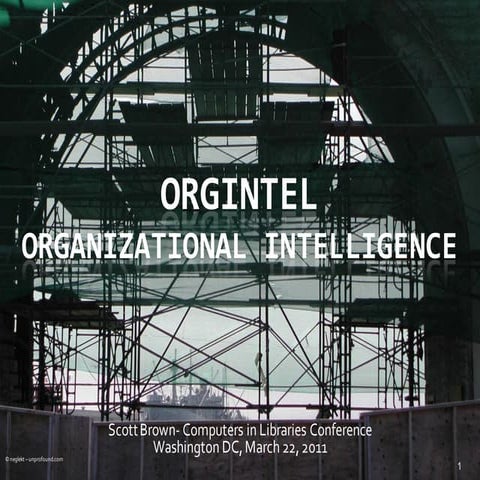OrgIntel: Organizational Intelligence