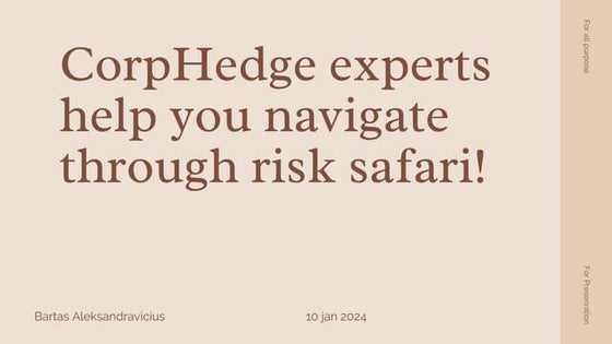 Empowering Currency Risk Mastery: Key Features of CorpHedge FX Management Sof...