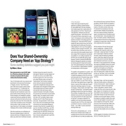 Do you Need an App Strategy?  (jan 2010)