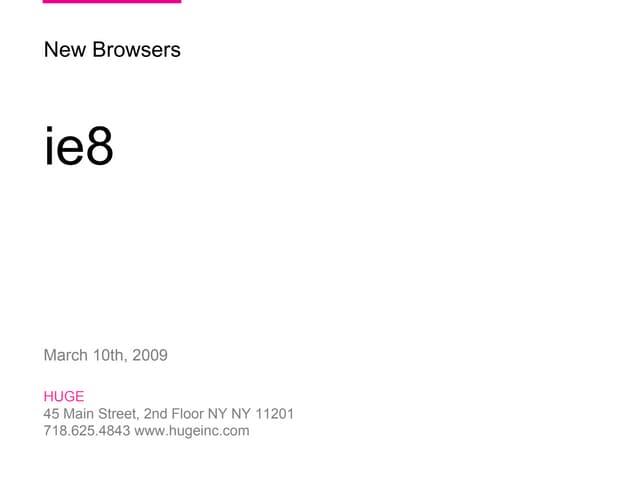 New Browsers