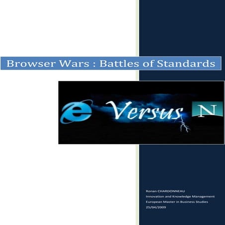 Browser Wars Internet Explorer versus Netscape