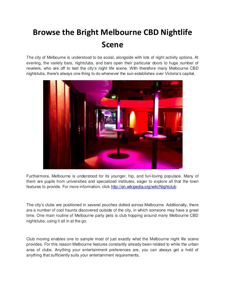 Browse The Bright Melbourne Cbd Nightlife Scene