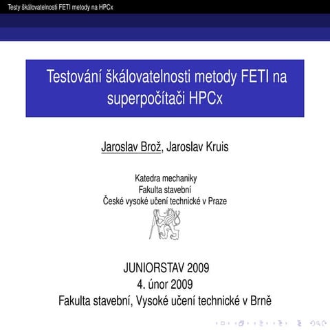 Conference Juniorstav 2009