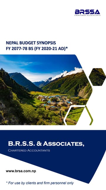 NBSM Nepal Budget 2072/73 (2015/16) Highlights | PDF | Business ...