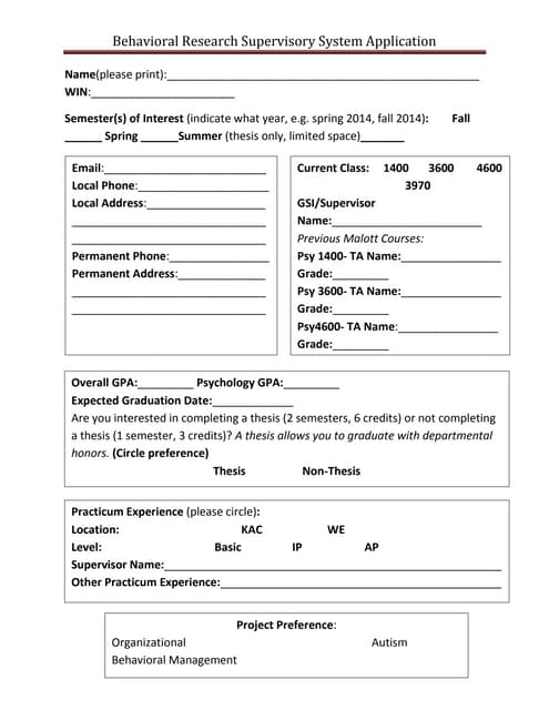 Pba application form[1] | PDF