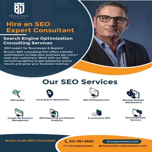 Bruce Jones SEO Consultant Sales Brochure