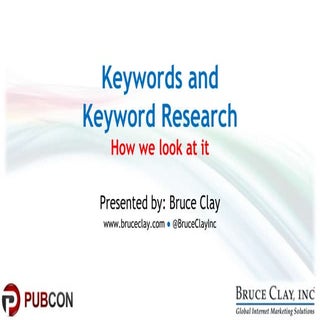 Keywords and Keyword Research by Br...