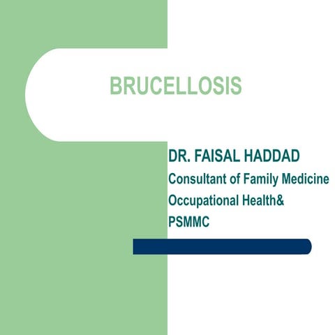 Brucellosis