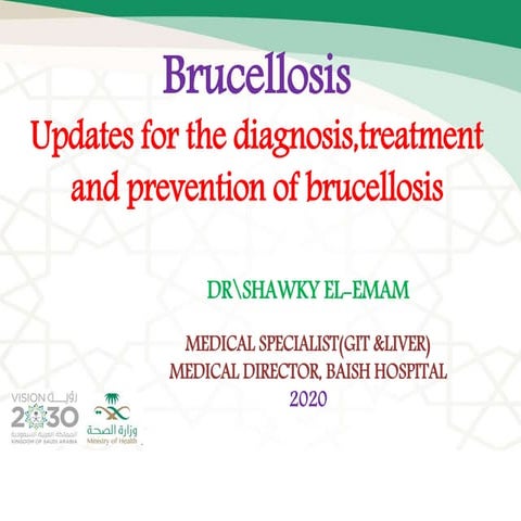Brucellosis uptodate