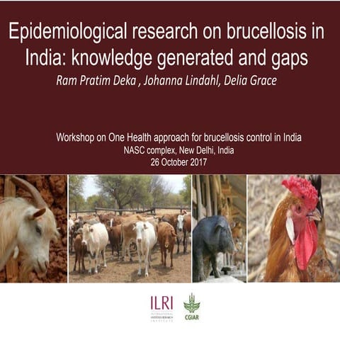 Epidemiological research on brucellosis in India: Knowledge generated and gaps