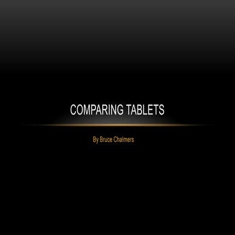 Best Tablet Comparison Chart - 9 and 10 inch | PDF