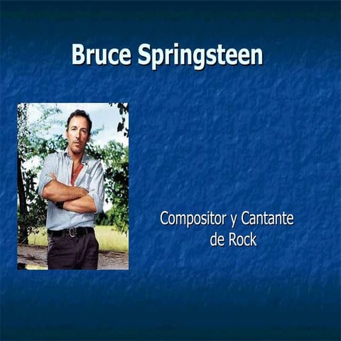 Buce Springsteen | PPTX