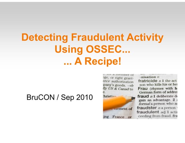 BruCON 2010 Lightning Talk