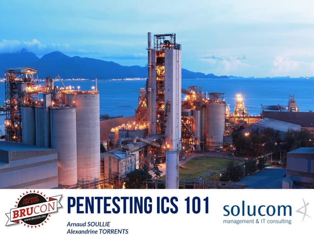 BruCON 2015 - Pentesting ICS 101