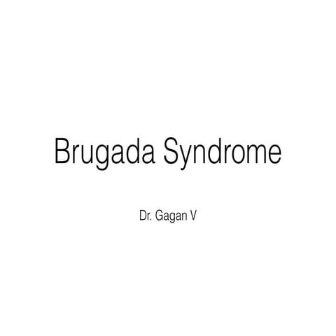 Brugada Syndrome
