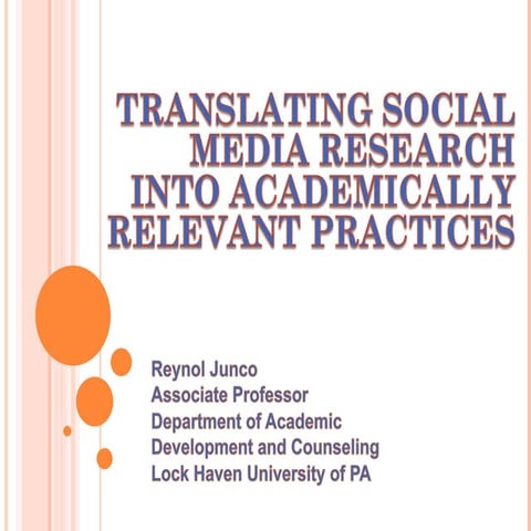 Brunel eLearning 2.0 Keynote Slides