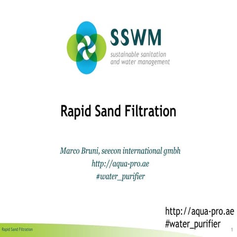 Rapid sand filter | PPTX