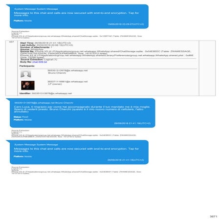 Le chat tra Luca Palamara e Bruno Cherchi