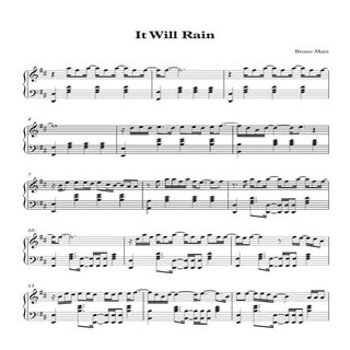 It Will Rain - Bruno Mars