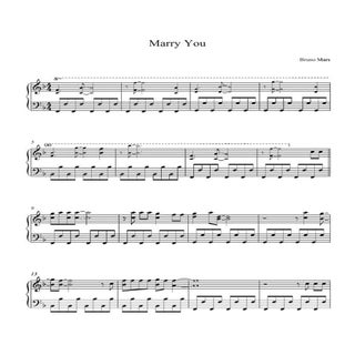 Marry You - Bruno Mars