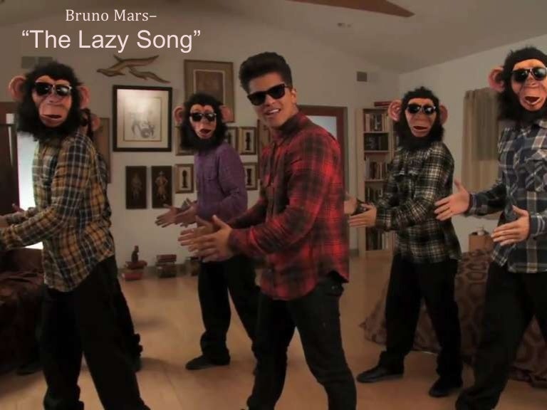 Bruno Mars The Lazy Song