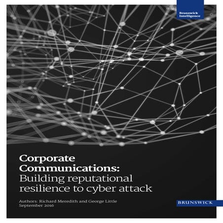 Brunswick Intelligence - Building reputational resilience to cyber attack