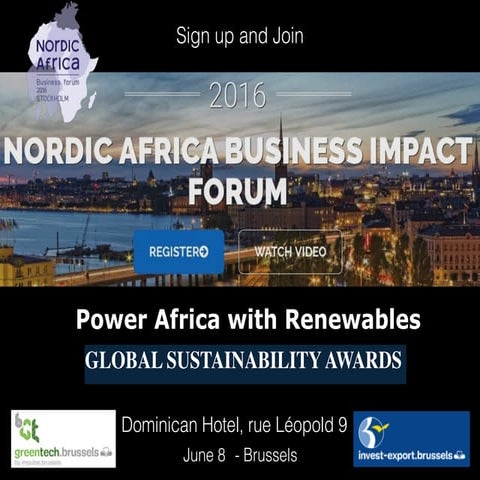 Nordic Africa Impact Forum 2019 - Save the date 