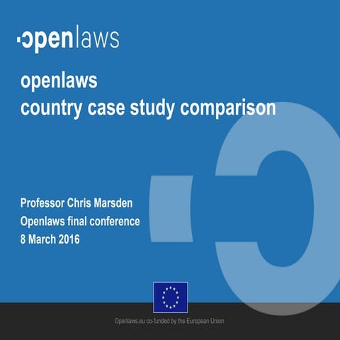 Brussels Openlaws Country Cases